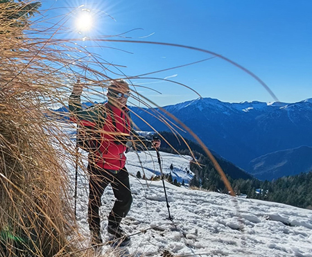 PIANI (1700 m) e MONTE AVARO (2080 m), sole e neve ! 4genn24 - FOTOGALLERY